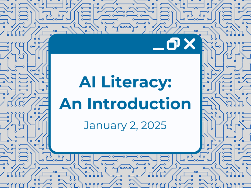 AI Literacy: An&nbsp;Introduction